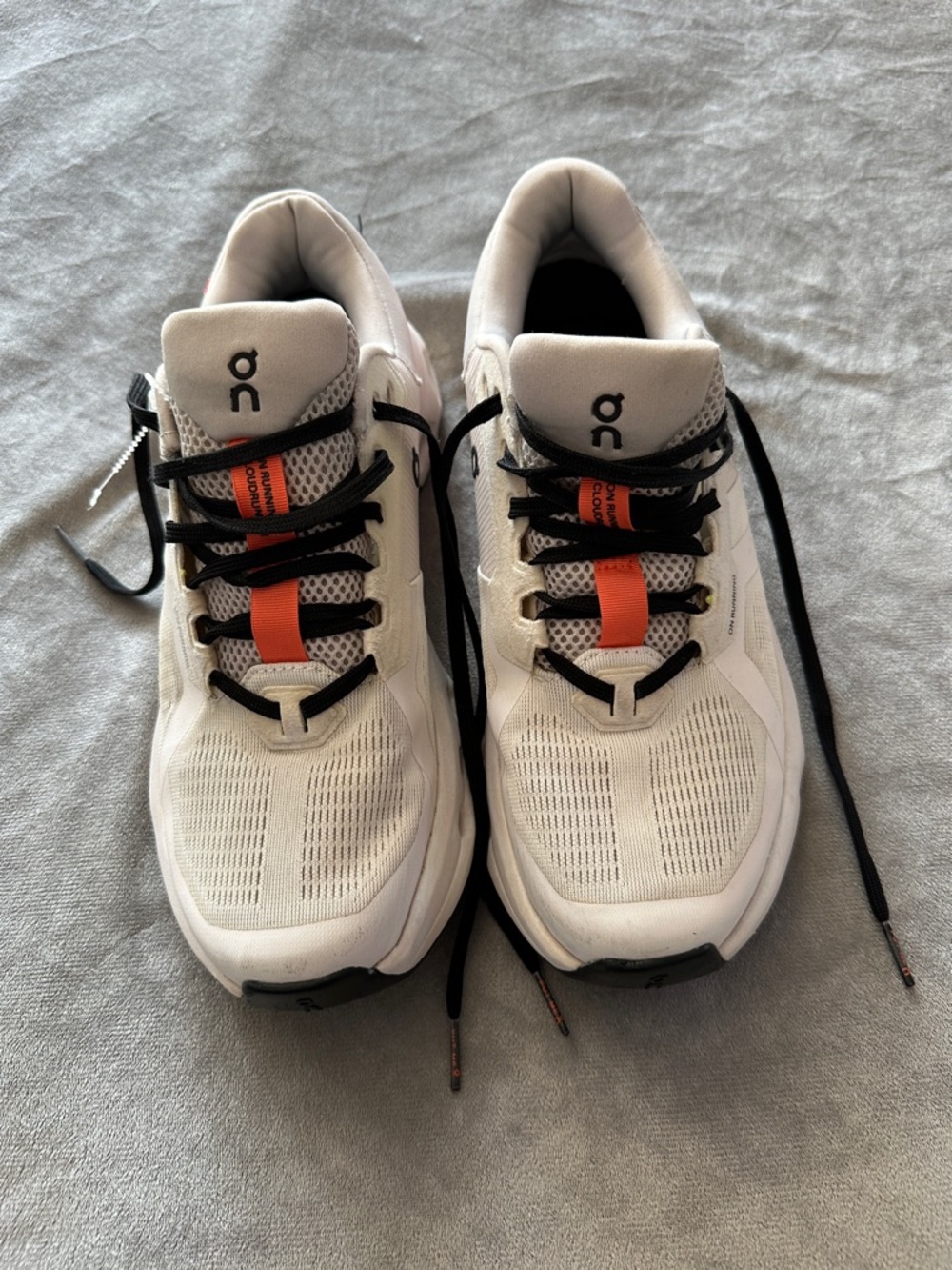 On Running Cloudrunner  Size 8.5 Women Running Shoes White/Orange